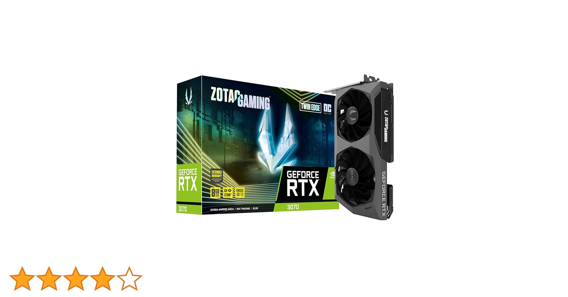 内蔵型ハードディスクドライブ ZOTAC GEFORCE RTX 3070 TWIN EDGE OC 8GB ZOTAC GAMING GeForce RTX 3070 Twin Edge OC | ZOTAC